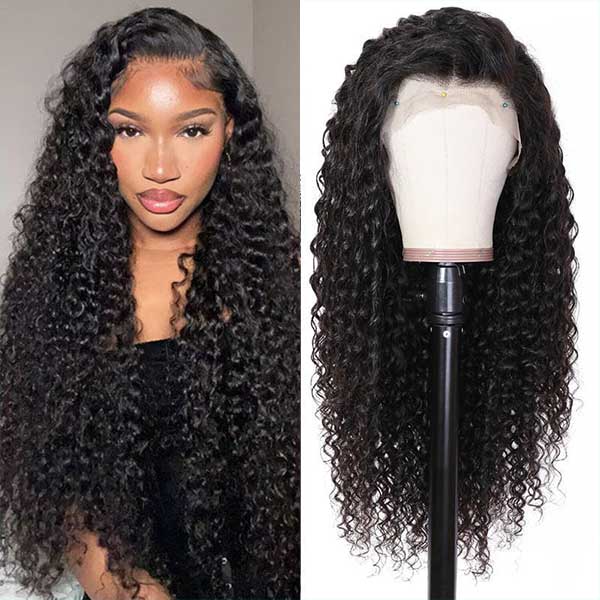 Natural Black Remy curl Deep wave